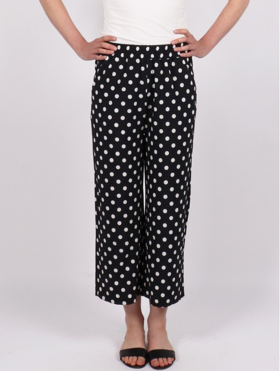 Elasticized Lounge Pants W/ Pockets, Drawstring and Side Slit